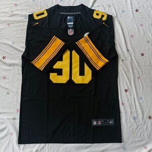 NFL WATT Black No. 90 Short-Sleeved Jersey